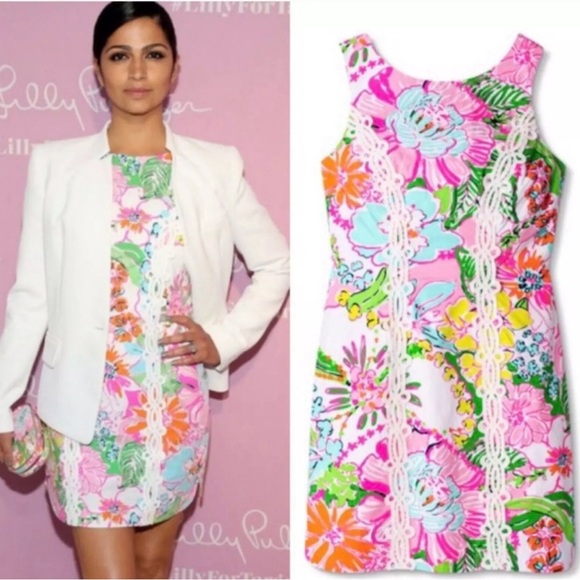 NWT LILLY PULITZER TARGET 20TH ANNIV COLLECTION DRESS & SCARF SET NOSEY POSEY! - Picture 2 of 10